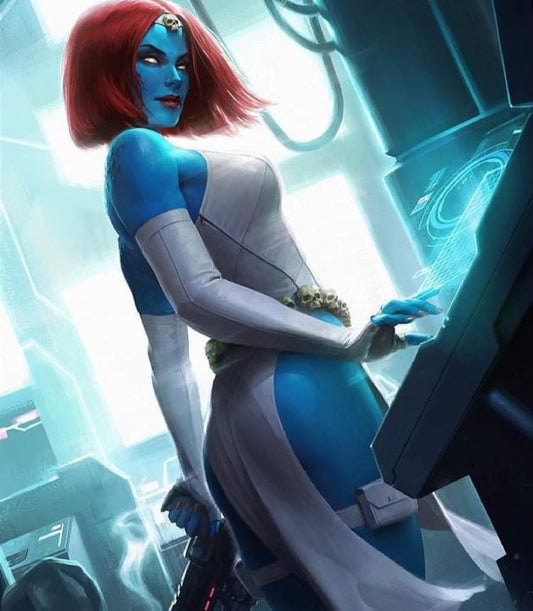 Mystique Holographic Interface Print Poster