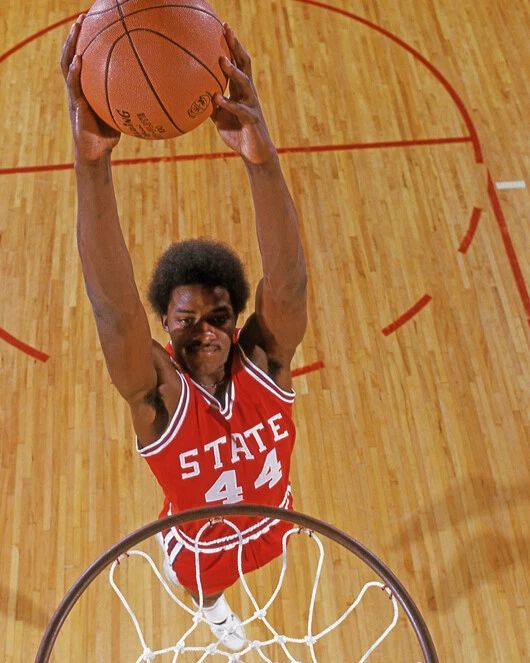 N.C. State David Thompson Glossy Keychain Basketball Keychain