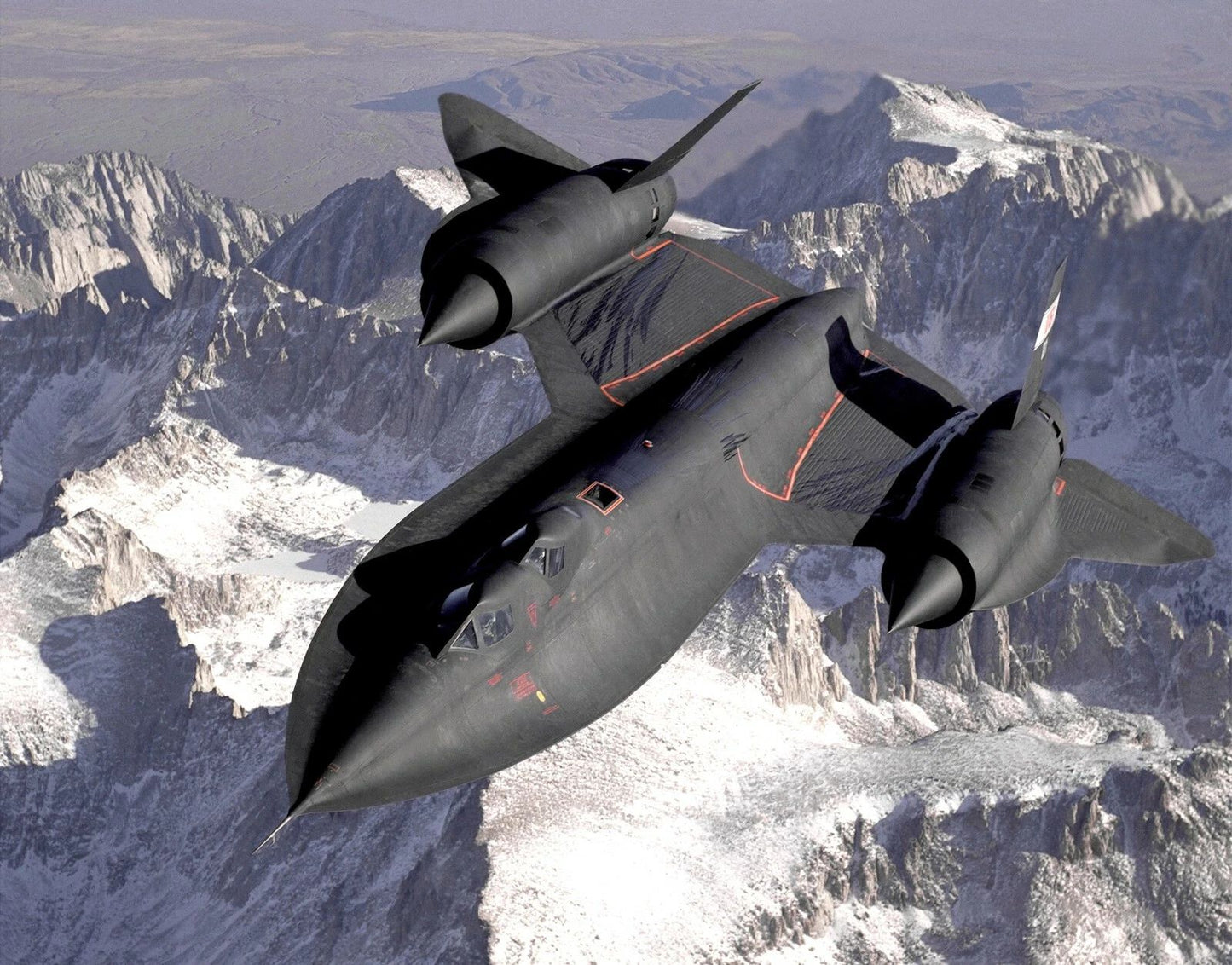 Nasa Sr 71 Aircraft Lockheed Blackbird Poster Picture Photo Print