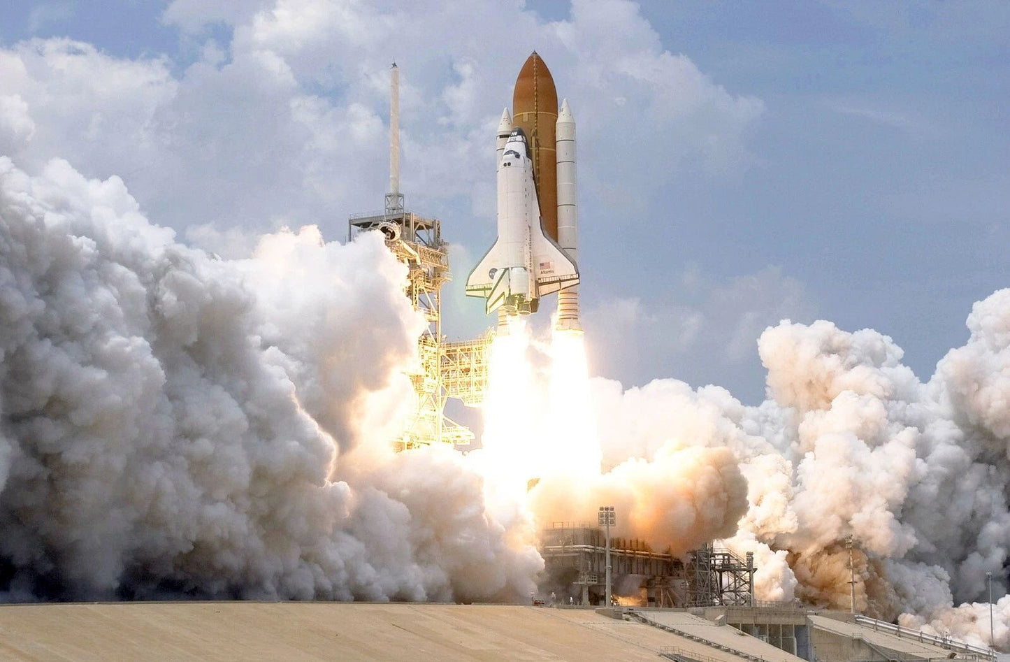 Nasa Space Shuttle Atlantis 2009 Lift Off Picture Poster Photo Print