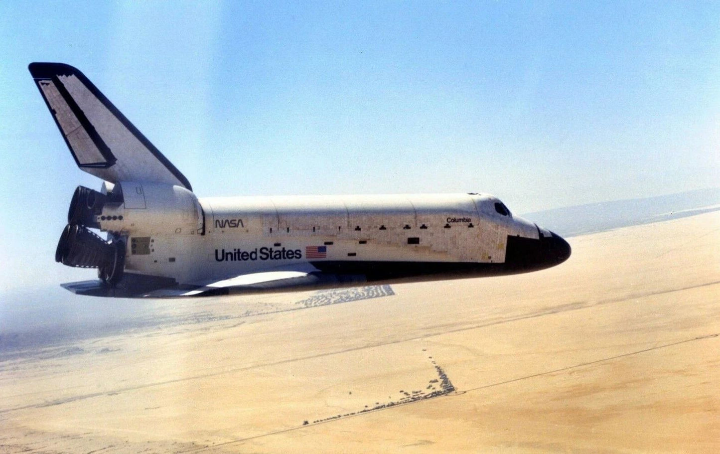 Nasa Space Shuttle Columbia In Flight Comes Home Keychain Picture Reprint 8 X 10