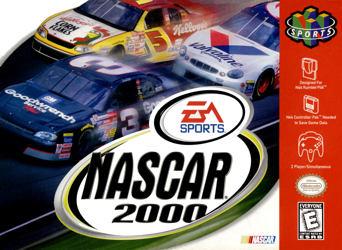 Nascar 2000 N64 Print Poster