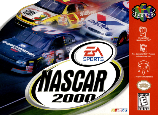 Nascar 2000 N64 Print Poster