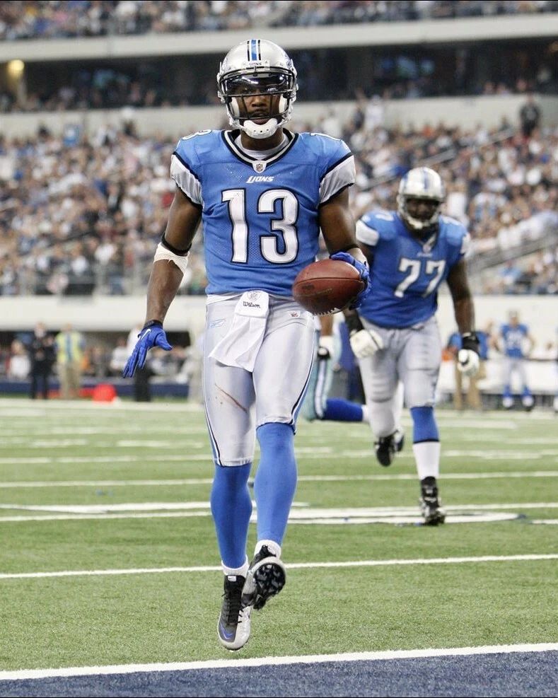 Nate Burleson Photo Detroit Lions Picture Nfl Football