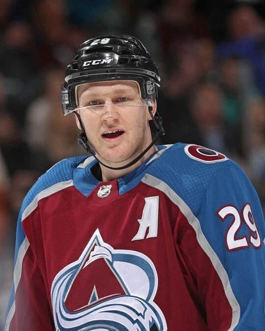 Nathan Mackinnon Glossy Keychain Colorado Avalanche Print