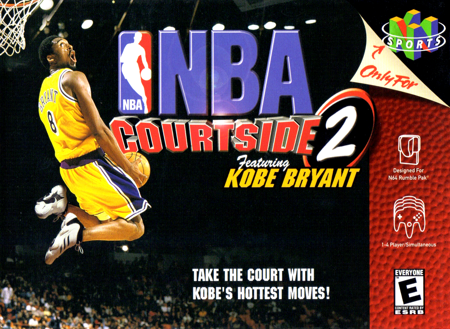 Nba Courtside 2 Featuring Kobe Bryant N64 Print Poster