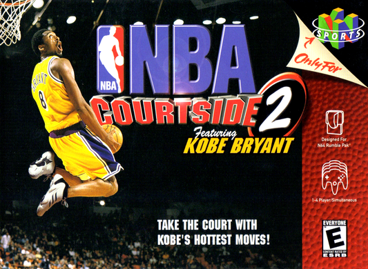 Nba Courtside 2 Featuring Kobe Bryant N64 Print Poster