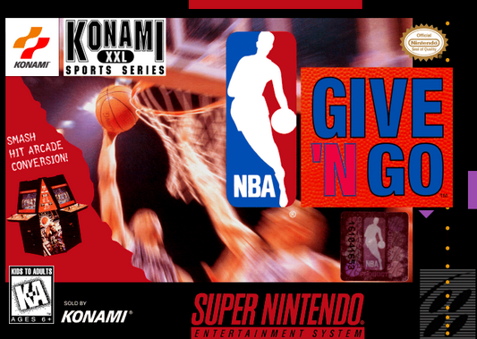 Nba Give N Go (Usa) Snes Print Poster