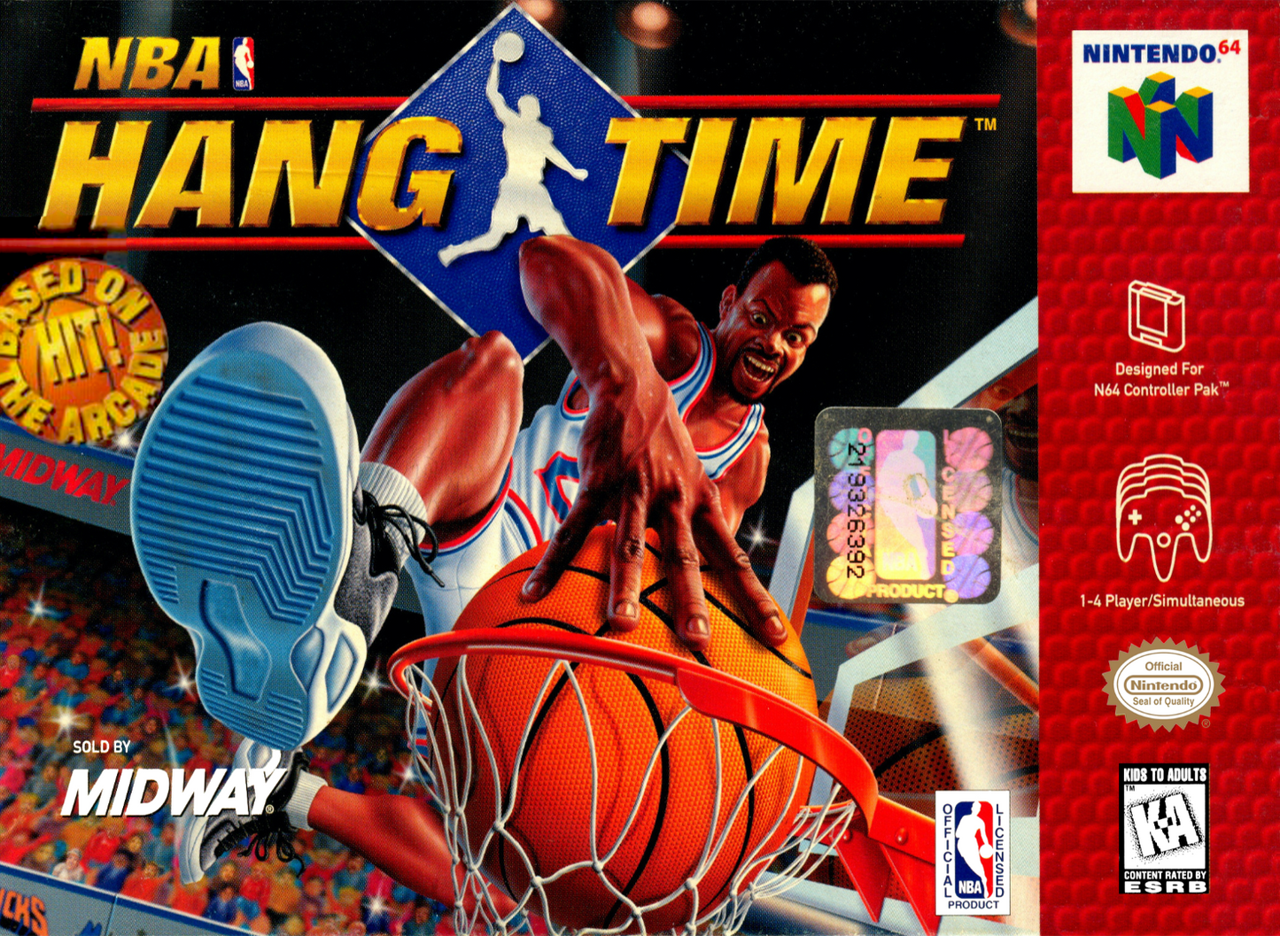 Nba Hangtime N64 Print Poster