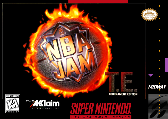 Nba Jam Tournament Edition (Usa) Snes Print Poster