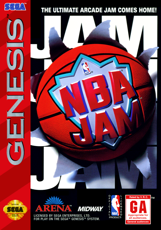 Nba Jam (Usa) Genesis Print Poster