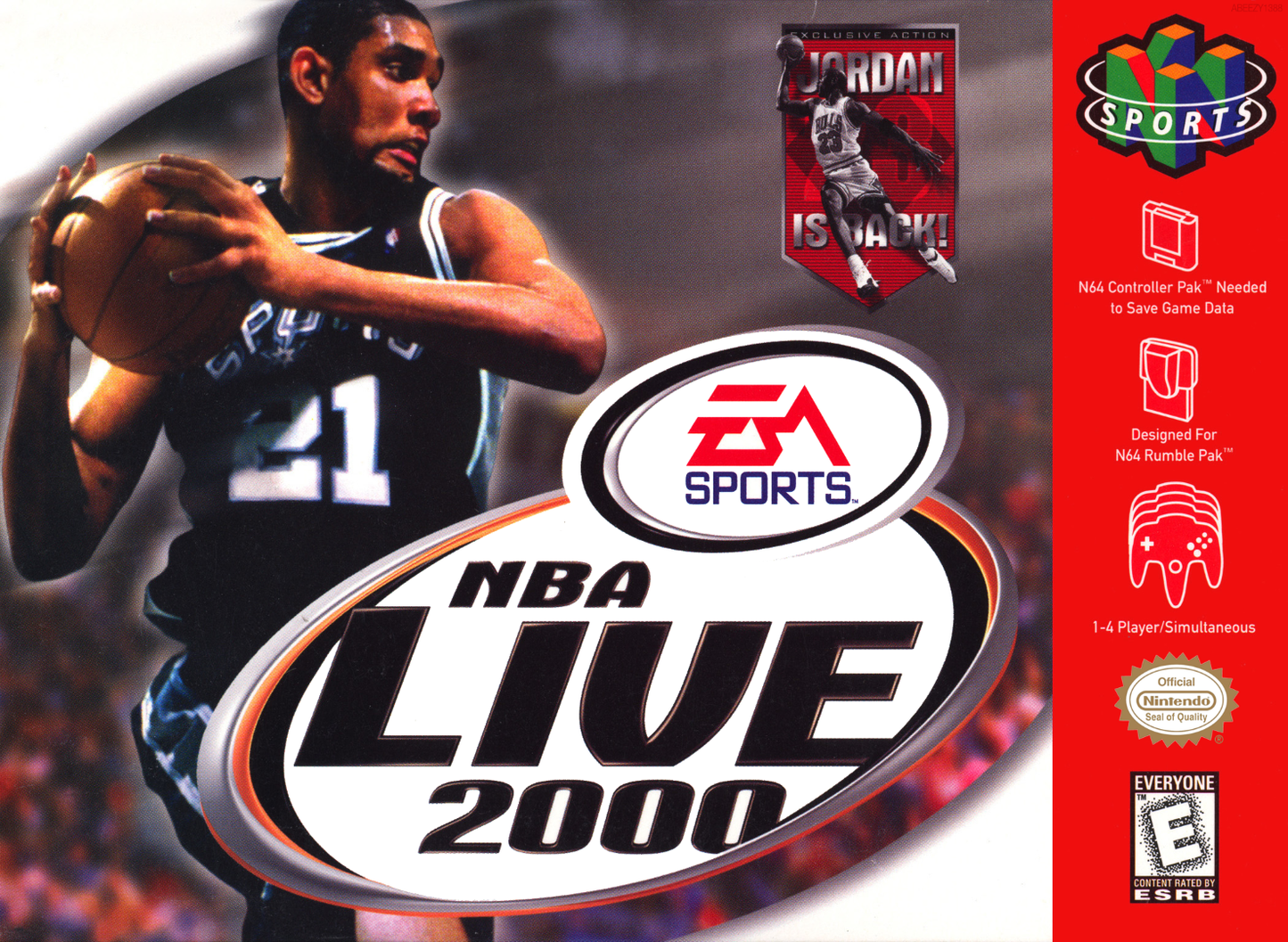 Nba Live 2000 N64 Print Poster