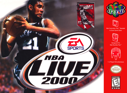 Nba Live 2000 N64 Print Poster