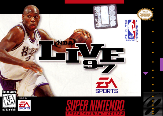Nba Live 97 (Usa) Snes Print Poster