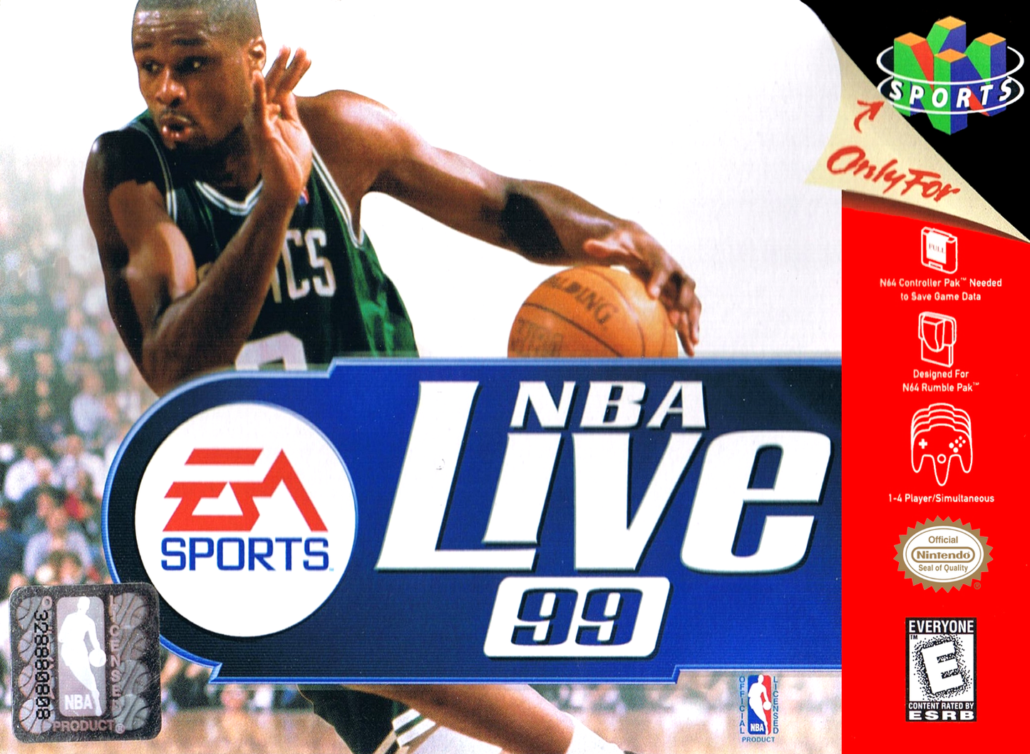 Nba Live 99 N64 Print Poster