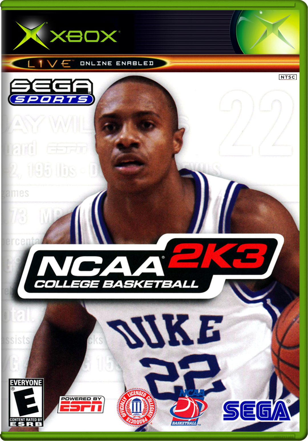 Ncaa College Basketball 2K3 Xbox Print Poster