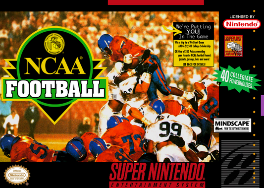 Ncaa Football (Usa) Snes Print Poster