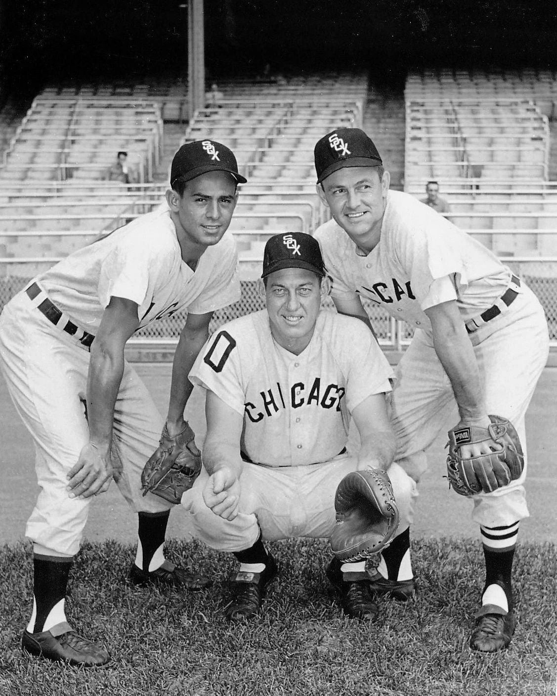 Nellie Fox Sherm Lollar L Aparicio Photo Chicago White Sox Baseball Picture