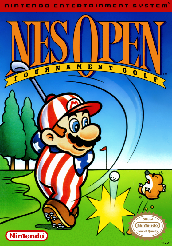 Nes Open Tournament Golf (Usa) Nes Print Poster