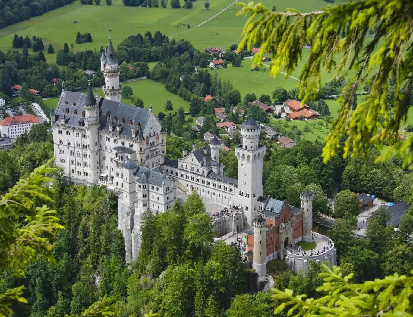 Neuschwanstein Castle Fairy Tale Palace In Germany Picture Photo Poster 2