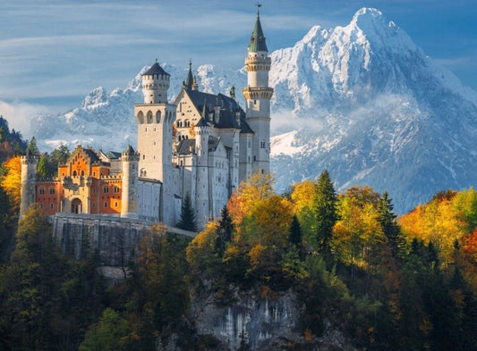 Neuschwanstein Castle Fairy Tale Palace In Germany Picture Keychain Keychain 4
