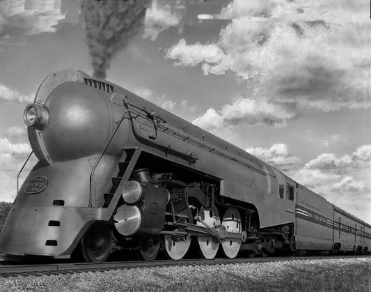New York Central Commodore Streamline Railroad Train Picture Magnet