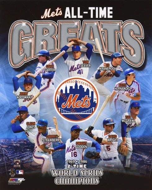 New York Mets All Time Greats Keychain Tom Seaver David Wright Gary Carter