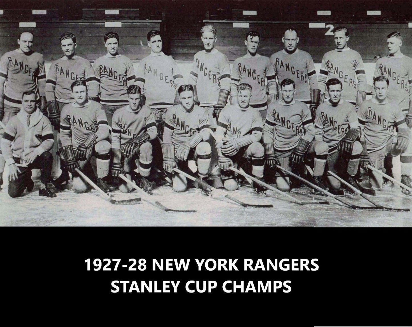 New York Rangers 1927 28 Team Ny Photo Hockey Picture Stanley Cup Champions