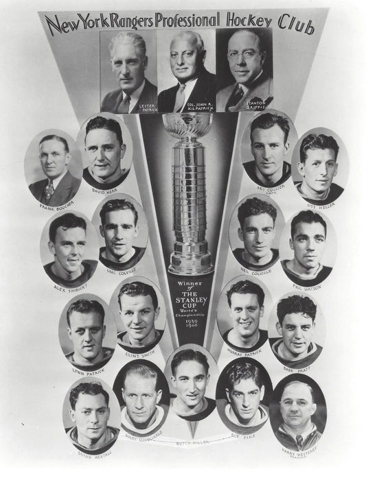 New York Rangers 1939 40 Collage Ny Photo Nhl Hockey Stanley Cup Champions
