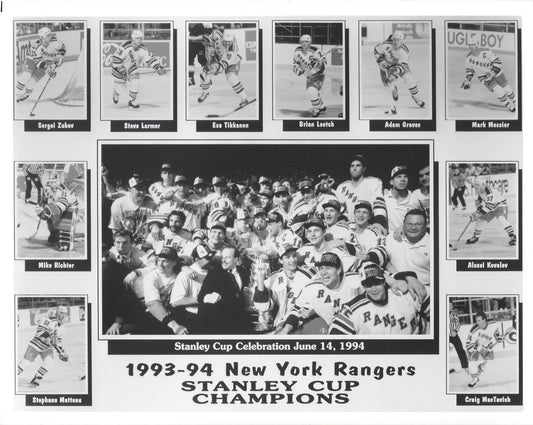 New York Rangers 1993 94 Collage Ny Keychain Nhl Hockey Stanley Cup Champions