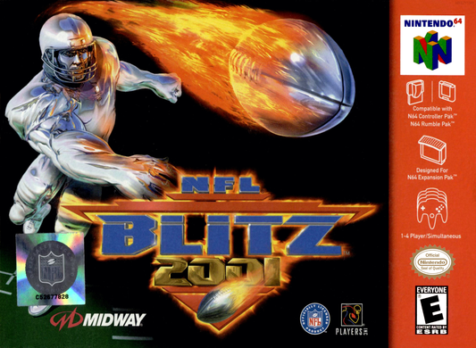 Nfl Blitz 2001 N64 Print Poster