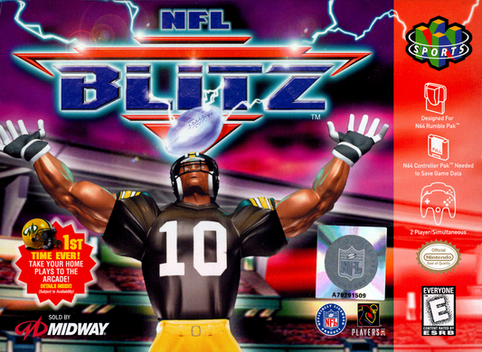 Nfl Blitz N64 Print Poster