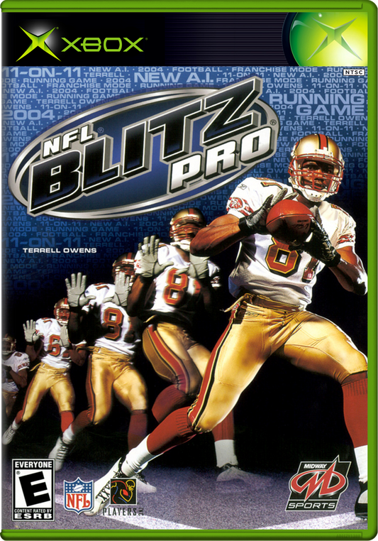 Nfl Blitz Pro Xbox Print Poster