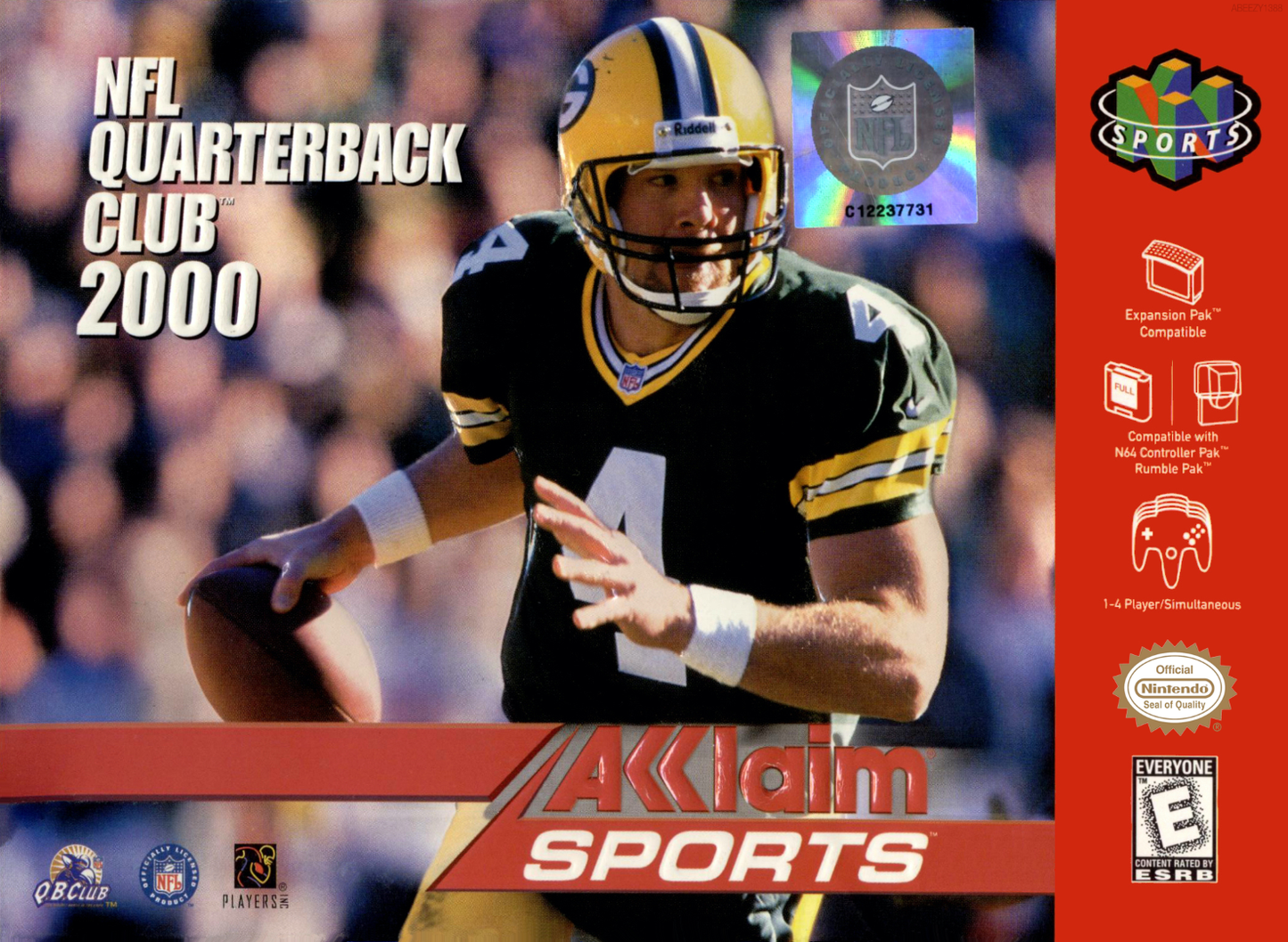 Nfl Quarterback Club 2000 N64 Print Poster