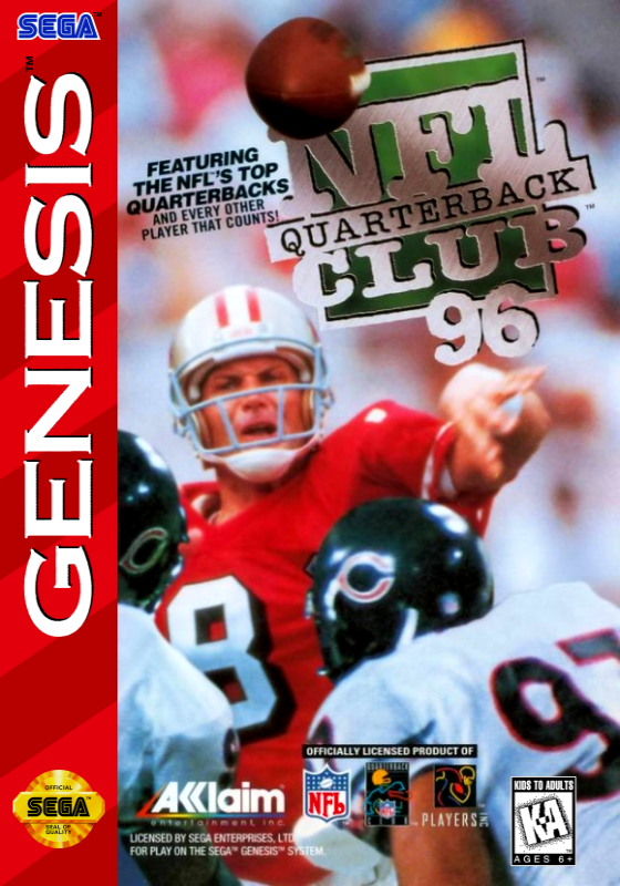 Nfl Quarterback Club 96 (Usa) Genesis Print Poster