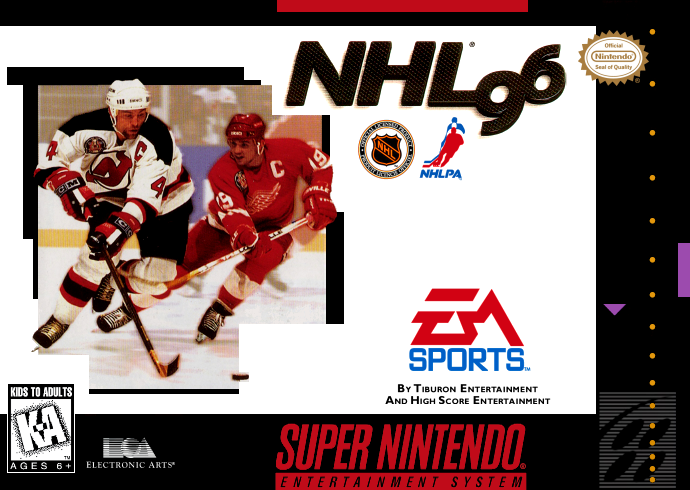 Nhl 96 (Usa) Snes Print Poster