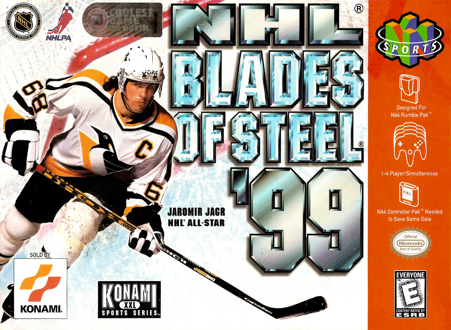 Nhl Blades Of Steel 99 N64 Print Poster