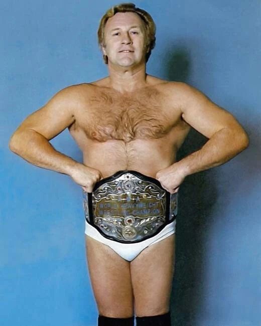 Nick Bockwinkel Glossy Keychain Awa World Champion Wrestler Keychain