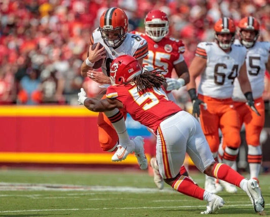 Nick Bolton Baker Mayfield Magnet Kansas City Chiefs Picture Browns Football