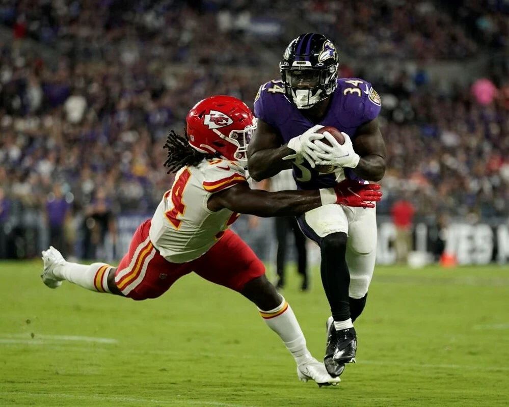 Nick Bolton Ty'Son Williams Photo Kansas City Chiefs Picture Ravens Footbal