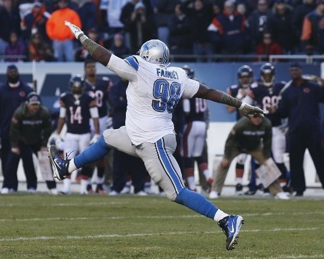 Nick Fairley Keychain Detroit Lions Picture Nfl Football