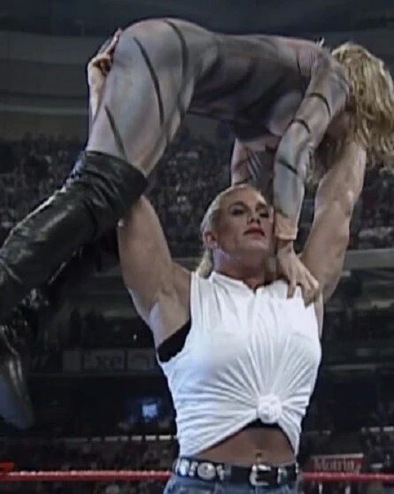 Nicole Bass Keychain Wrestling Picture Wwf
