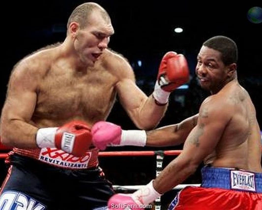 Nikolai Valuev Keychain Boxing Picture Ring Action