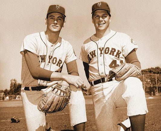 Nolan Ryan & Tom Seaver Keychain New York Mets Ny Picture Mlb Baseball