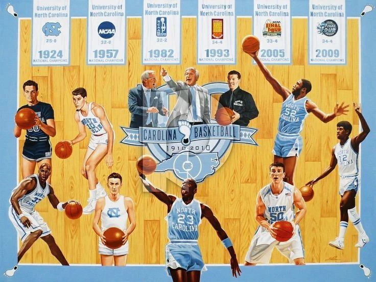 North Carolina Tar Heels Nc Photo Ncaa Basketball