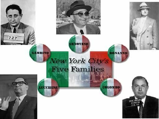 Nyc Mafia 5 Families Magnet Mafia Organized Crime Mobster Mob Picture