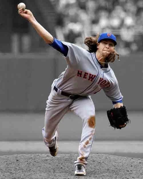 Ny New York Mets Jacob Degrom Glossy Keychain Baseball Print Spotlight Keychain