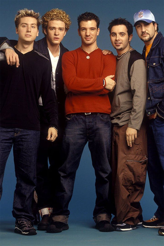N Sync Group Members Musicians Artists Print Jigsaw Puzzle