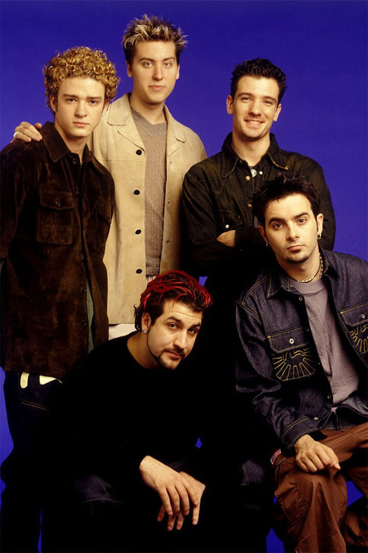 N Sync Music Band Collage Of All Painting Jigsaw Puzzle