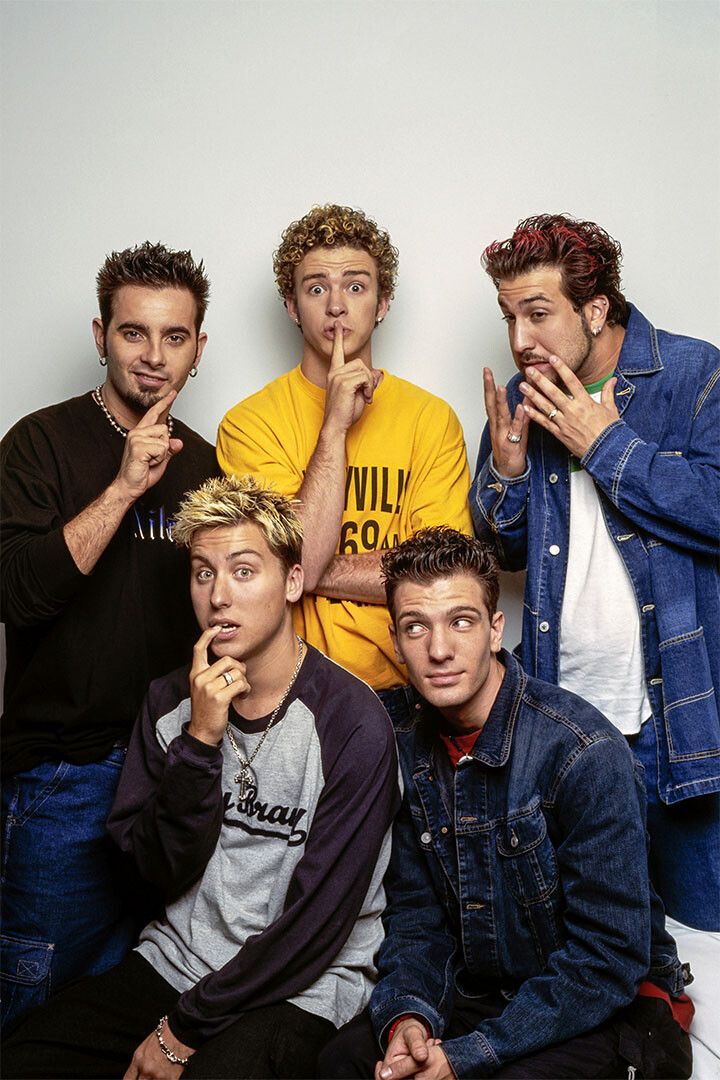 N Sync Music Group Collage Of All Painting Jigsaw Puzzle